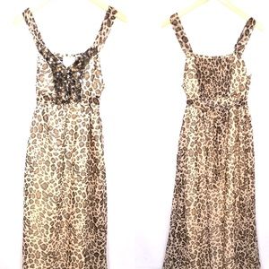 NWT Romeo & Juliet Leopard Maxi Dress Women’s L